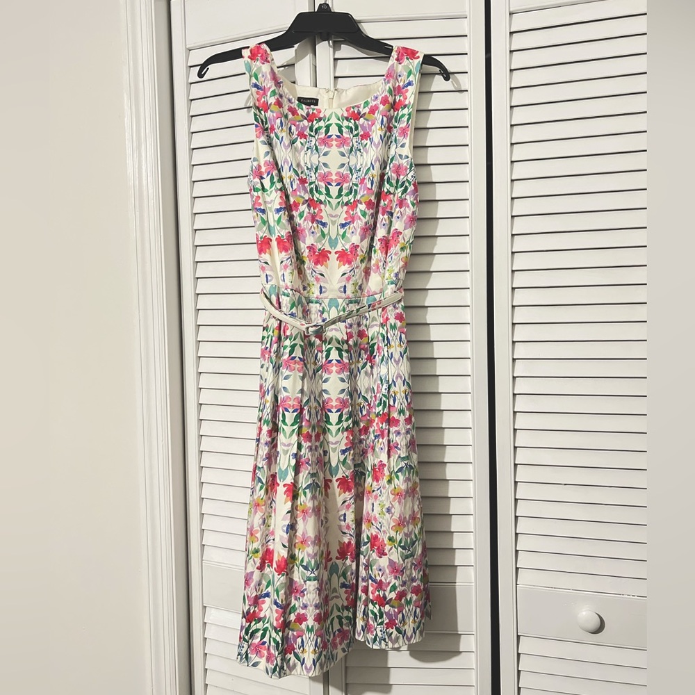 Talbots belted “Easter” dress 💐